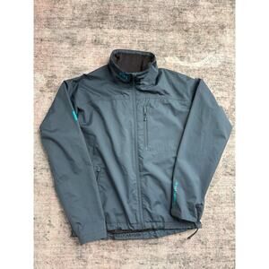 Helly Hansen Men’s Midlayer Crew Jacket XXL Blue Zip Flag Logo Waterproof